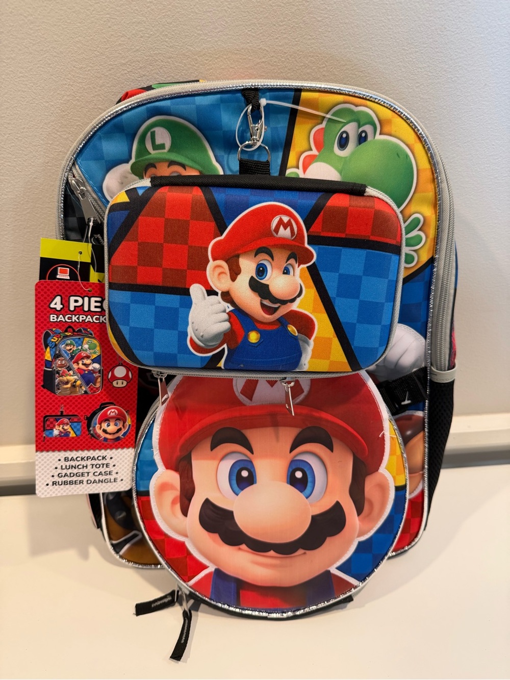 Super Mario Kids Backpack Set
